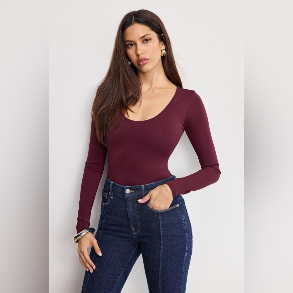 good American extra small Sculpting Scoop Neck Bodysuit